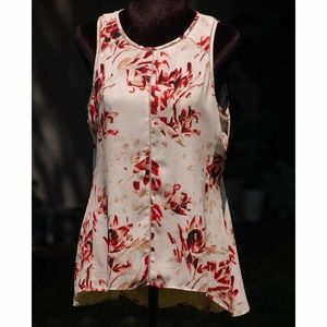 White House Black Market  Floral Top